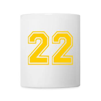 22 - Tasse - Weiß - Vorne