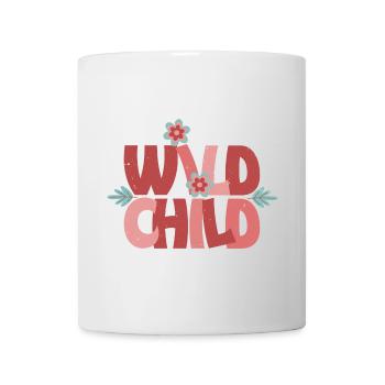 Wild Child - Fleur rétro mignonne - Mug blanc - blanc - Devant