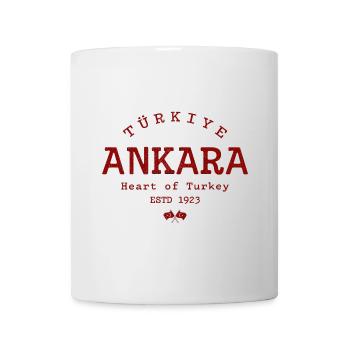 Ankara Herz der Türkei ESTD 1923 - Tasse - Weiß - Vorne