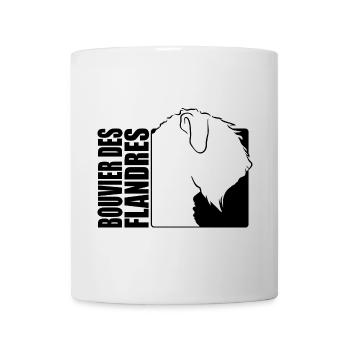 Bouvier des Flandres Profile Dog Dogs Wilsigns - Mug - white - Front