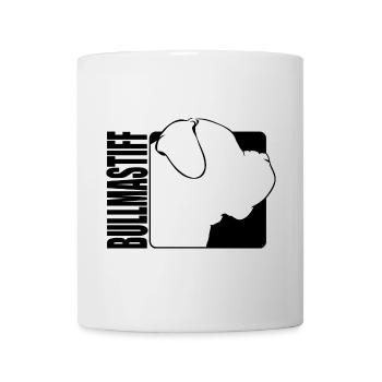 Bullmastiff Profil Chien Chiens Mastiff Wilsigns - Mug blanc - blanc - Devant