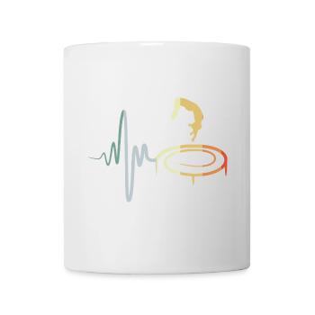 Vintage Trampolinspringen Kind - Tasse - Weiß - Vorne