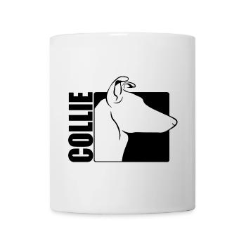 Collie Kurzhaar Profil Hunde Hund Wilsigns - Tasse - Weiß - Vorne