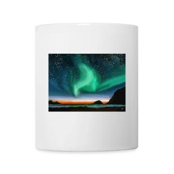Northern Lights - oil painting - Mug - white - Front