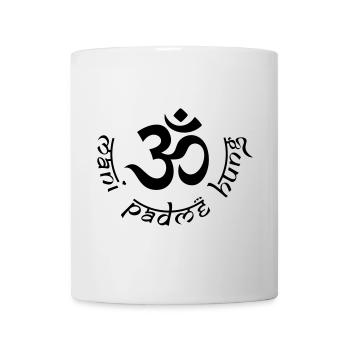 OM Mani Padme Hung - Tasse - Weiß - Vorne