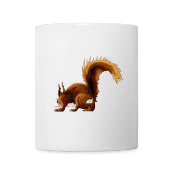 Eichhörnchen Flausch Herbst-Edition - Tasse - Weiß - Vorne