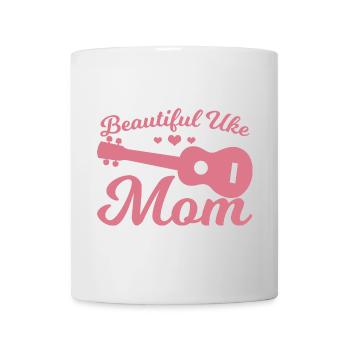 Uke Mama - Tasse - Weiß - Vorne