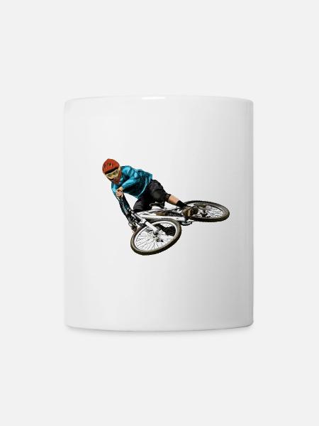 Mountain bikers - Mug - white