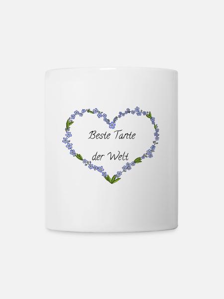 Beste Tante der Welt - Tasse - Weiß