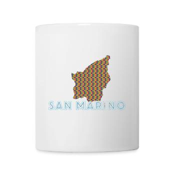 San Marino Stolz - Tasse - Weiß - Vorne