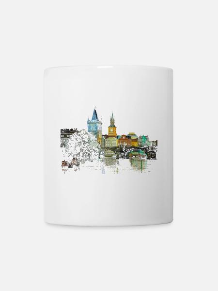Prague - Mug blanc - blanc