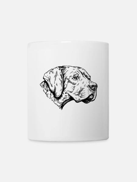 Braque du Bourbonnais Portrait - Tasse - Weiß