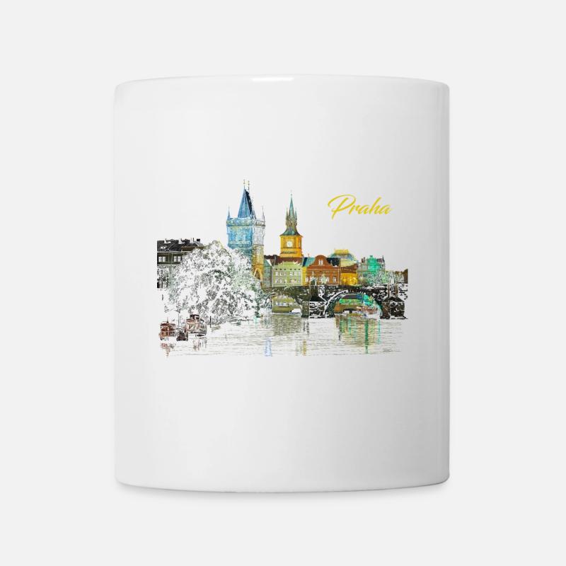 Prag - Tasse - Weiß
