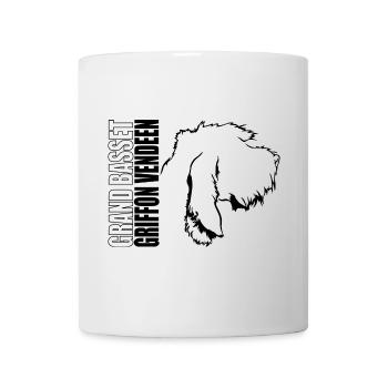 Grand Basset Griffon Vendeen Profil Chiens Wilsigns - Mug blanc - blanc - Devant
