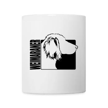 Weimaraner longhaar Profil Chiens Chien Wilsigns - Mug blanc - blanc - Devant