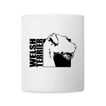Welsh Terrier Profil Chiens Chien Wilsigns - Mug blanc - blanc - Devant