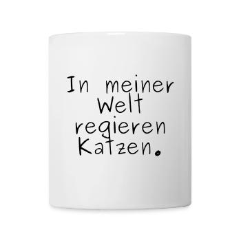 Abstraktes Farbklecks-Design für kreative Köpfe - Tasse - Weiß - Vorne