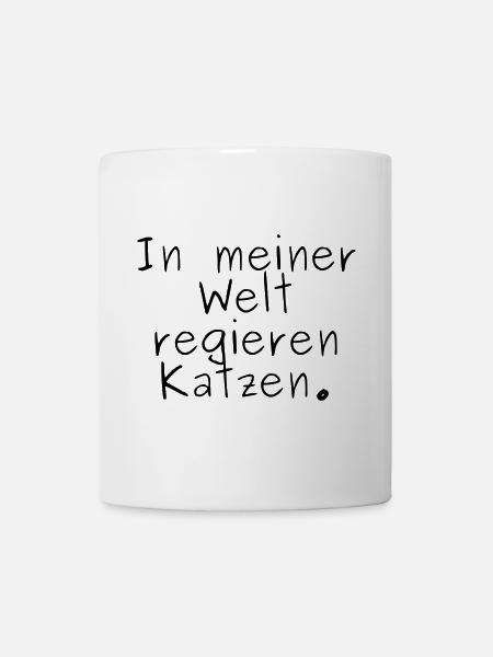 Abstraktes Farbklecks-Design für kreative Köpfe - Tasse - Weiß