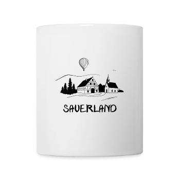 echt.SAUERLAND schwatt - Tasse - Weiß - Vorne