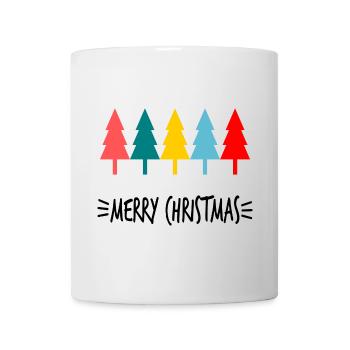 WEIHNACHTEN. FROHE WEIHNACHTEN. FROHE WEIHNACHTEN. NEUJAHRSTAG - Tasse - Weiß - Vorne