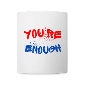 Expressive graffiti designs with splashes of paint - Mug - white - Front