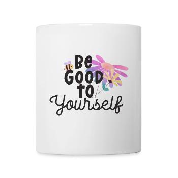 Soyez bon envers vous-même - Mug blanc - blanc - Devant