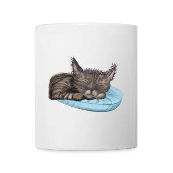 Sleeping Cat - Mug - white - Front