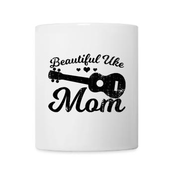 Belle maman ukulélé - Mug blanc - blanc - Devant