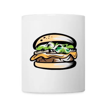 Burgers Love Colors Good Delicious Food DIY - Mug - white - Front