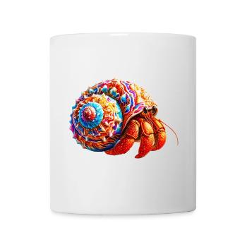 Einsiedlerkrebs - Tasse - Weiß - Vorne