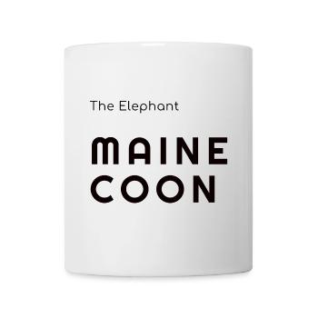 The Elephant Maine Coon - Confortaa Style - Mug blanc - blanc - Devant