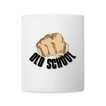 Oldschool (Vieille école) - Mug blanc - blanc - Devant