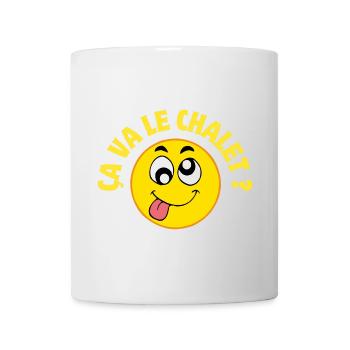 Suisse, Suisse humour, ça va le chalet ? - Mug blanc - blanc - Devant
