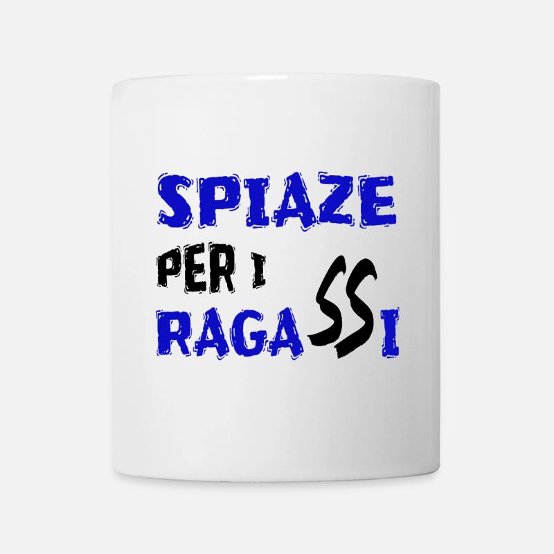 tshirt simpatica tormentone inzaghi spiaze ragassi - Tazza - bianco