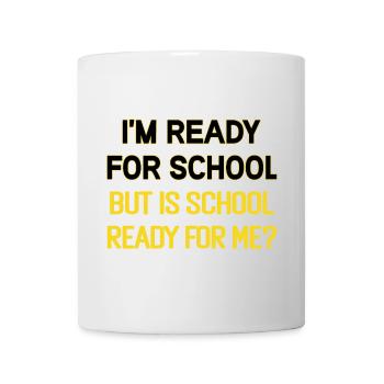 Conception de citation humoristique pour la rentrée scolaire - Mug blanc - blanc - Devant