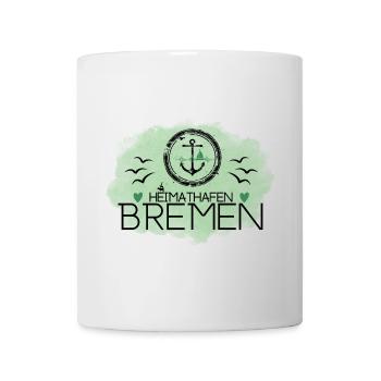 Heimathafen Bremen - Tasse - Weiß - Vorne