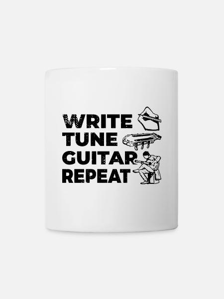 Gitarristenliebe - Tasse - Weiß