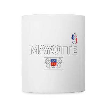 T SHIRT MAYOTTE - Mug blanc - blanc - Devant