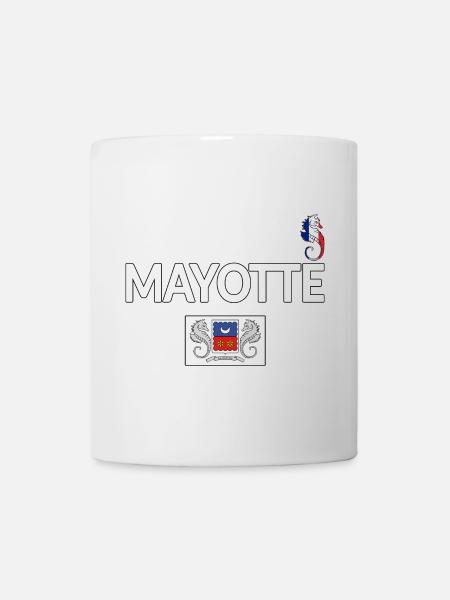 T SHIRT MAYOTTE - Mug blanc - blanc