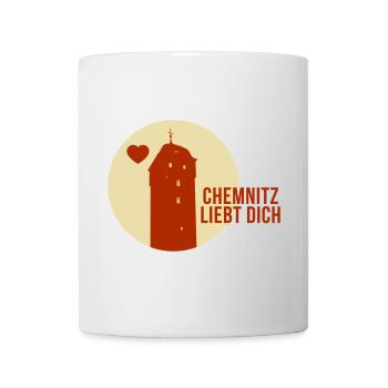 Chemnitz liebt dich - Tasse - Weiß - Vorne