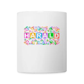 HARALD colourful cubes - Tasse - Weiß - Vorne