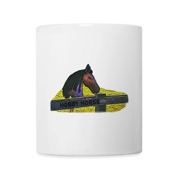 Pferdekoppel Hobby Horsing Horse Steckenpferd - Tasse - Weiß - Vorne