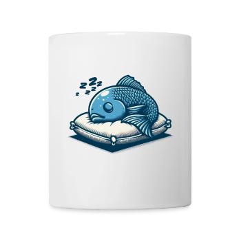 Poisson Dormir Drôles D’animaux - Mug blanc - blanc - Devant