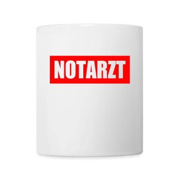 Notarzt - Tasse - Weiß - Vorne