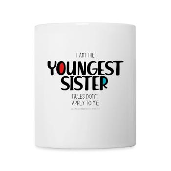 Jüngste Schwester - Tasse - Weiß - Vorne