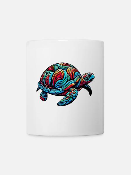 Meeresschildkröte - Tasse - Weiß
