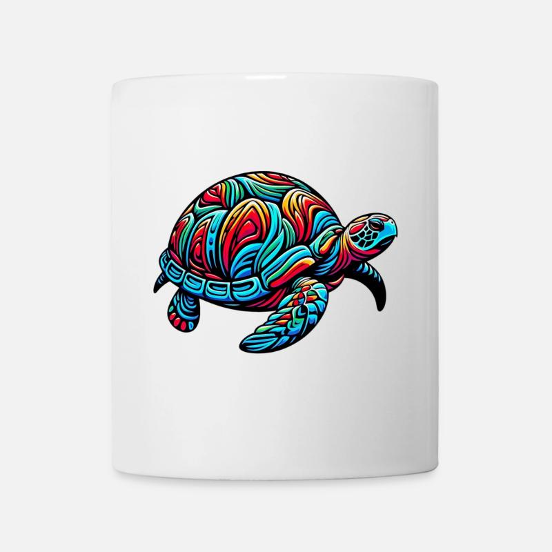 Meeresschildkröte - Tasse - Weiß