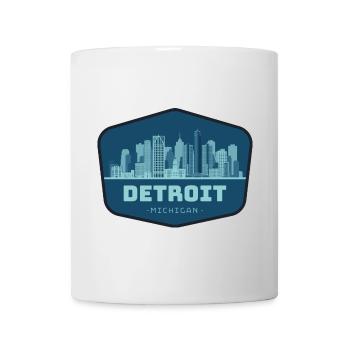 Détroit - Michigan (États-Unis) - Mug blanc - blanc - Devant