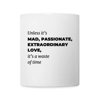 amour fou | Poème - Mug blanc - blanc - Devant