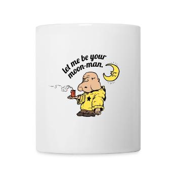 Your Moon Man / V-Day / Funny Cartoon Present - Tasse - Weiß - Vorne